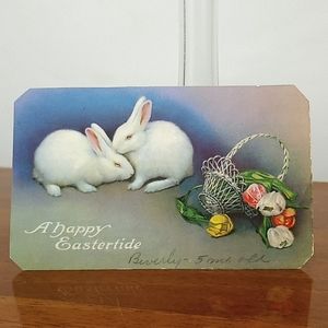 Vintage 1932 Easter post card ephemera